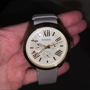Fossil taupe watch